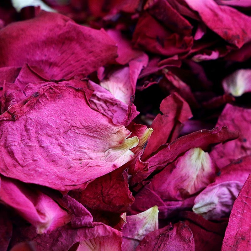 Hslife 150 Grams/ 5.3 OZ Natural Real Red Rose Flower Petals Dried Rose Petal for Wedding Decoration Bath Foot Bath Wedding Confetti Crafts Accessories (5.3, Ounces) - Image 2